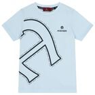 Boys Blue Logo T-Shirt, 2, hi-res