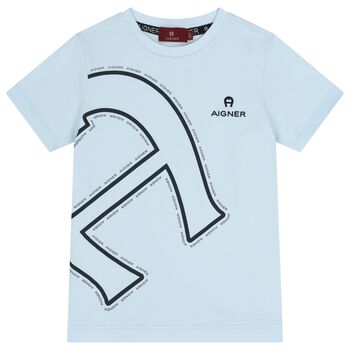 Boys Blue Logo T-Shirt