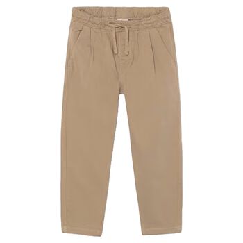 Boys Beige Joggers