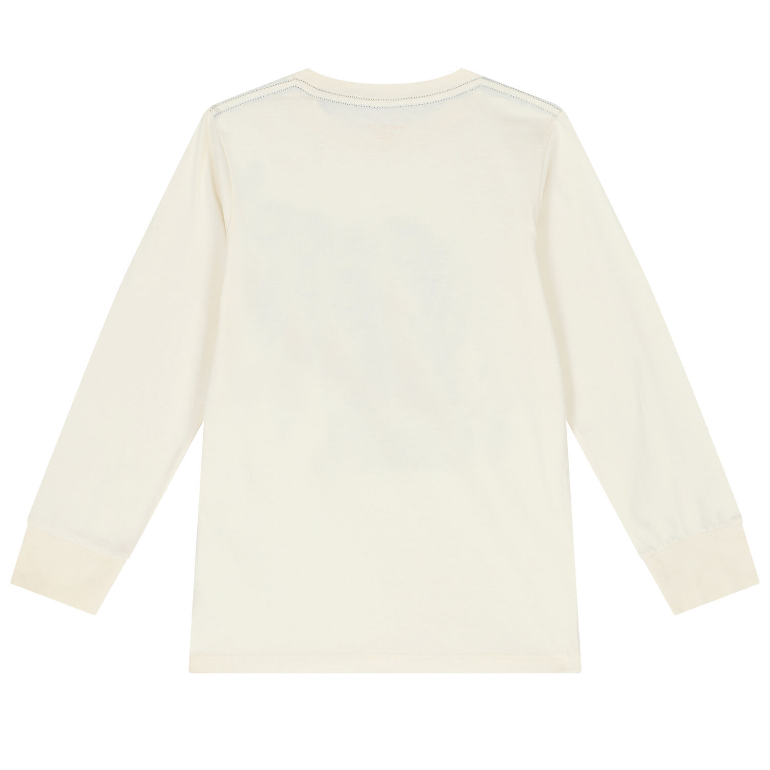 Boys Ivory Logo Long Sleeve Top, 1, hi-res