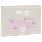 Baby Girls Pink Apple Blanket, 1, hi-res