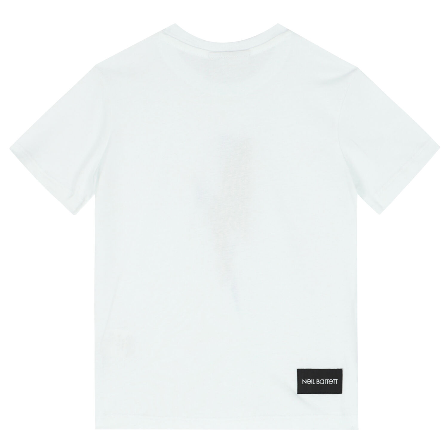 Boys White Thunderbolt Logo T-Shirt, 2, hi-res