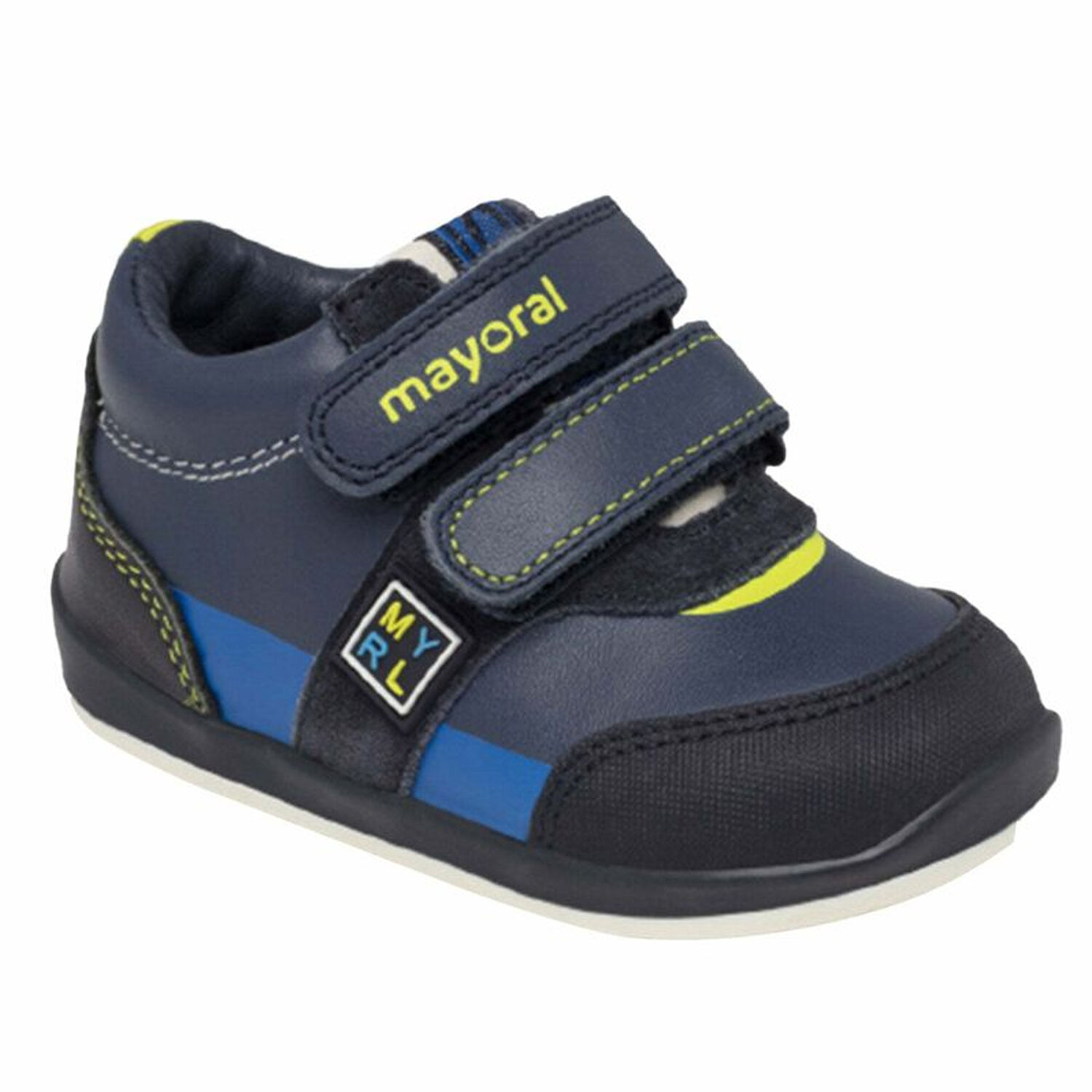Boys Blue First Walkers Shoes, 2, hi-res