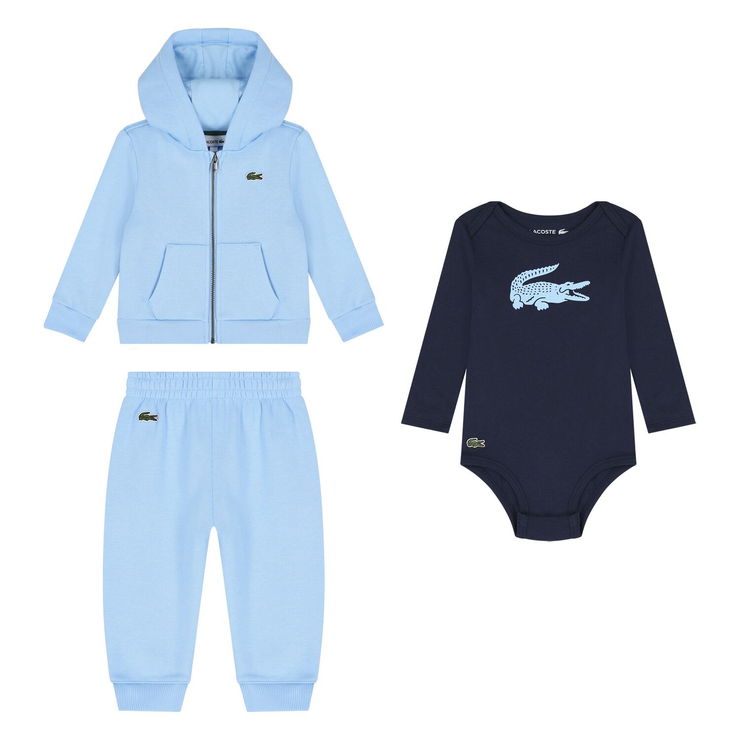 Baby Boys Blue Logo Tracksuit Set, 1, hi-res image number null