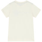 Boys Ivory Logo T-Shirt, 1, hi-res