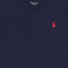Baby Boys Navy Blue Logo T-Shirt, 1, hi-res