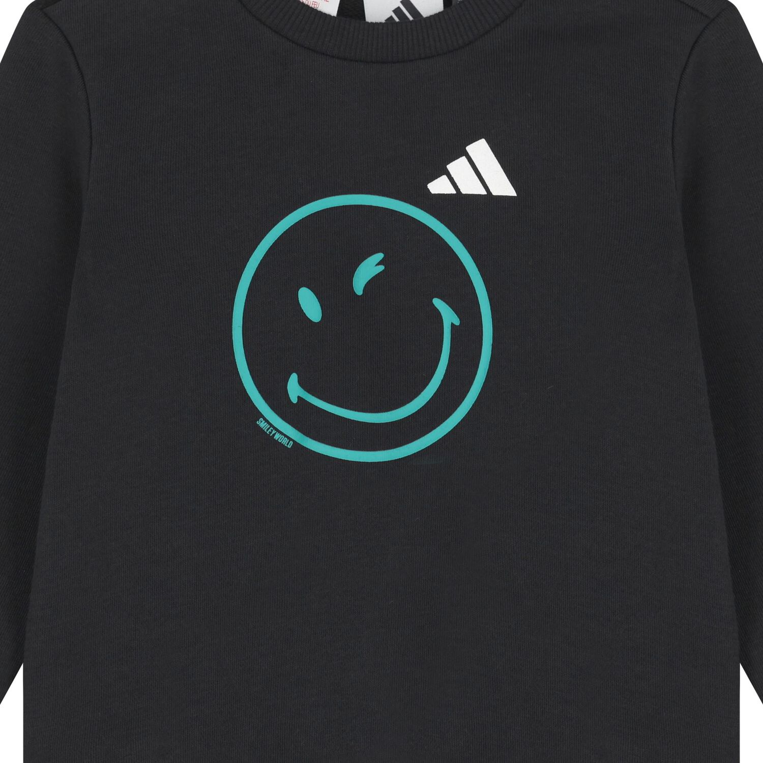 Younger Black Smiley Logo Tracksuit, 1, hi-res