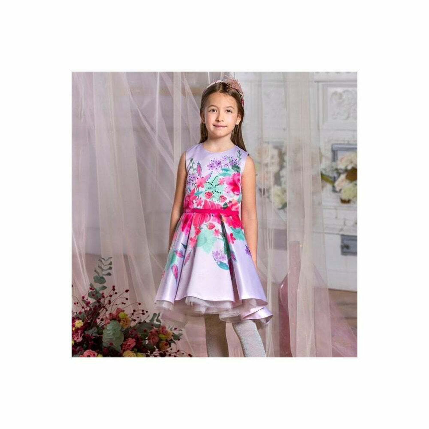 Girls Special Occasion Embellished Dress, 1, hi-res image number null