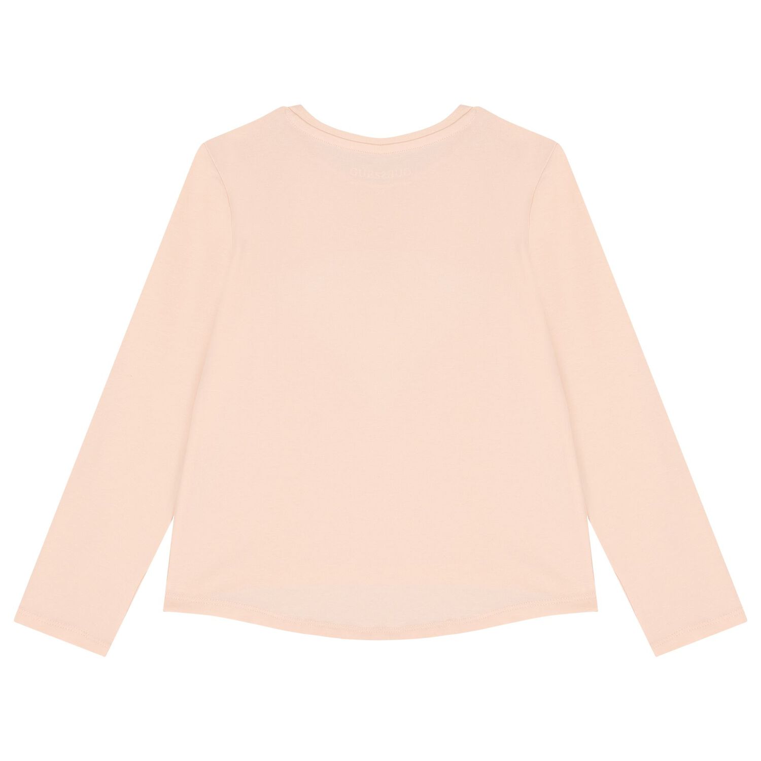 Girls Pink Logo Long Sleeve Top, 2, hi-res