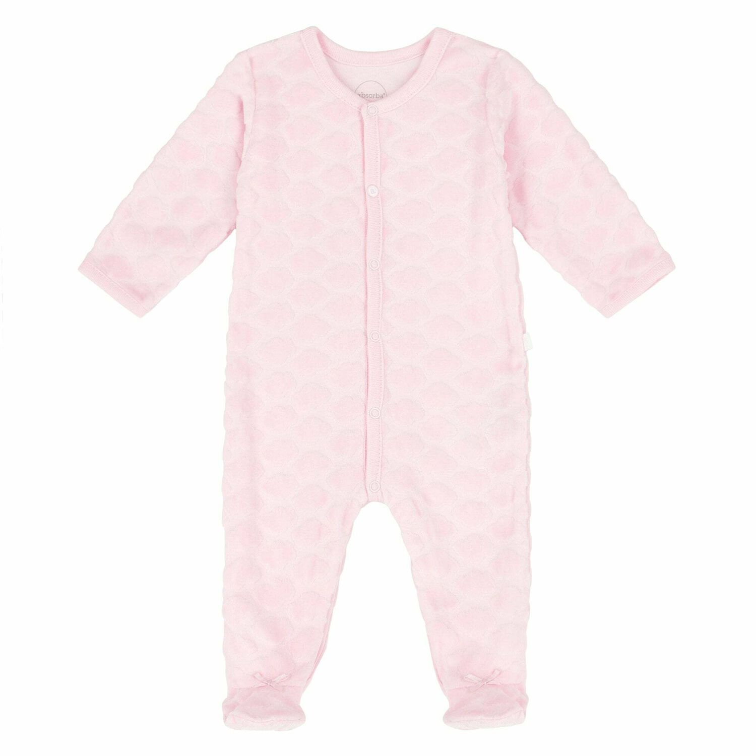 Girls Pink Cotton Babygrow, 2, hi-res image number null