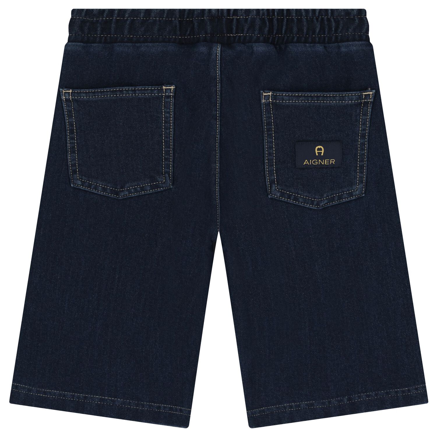 Boys Blue Logo Denim Shorts, 1, hi-res image number null