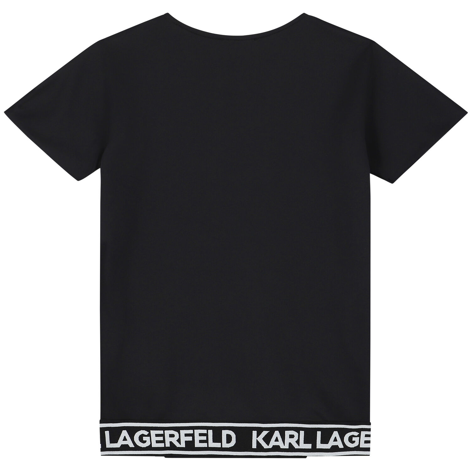 Girls Black Logo Dress, 1, hi-res image number null