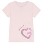Girls Pink Logo T-Shirt, 2, hi-res