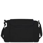 Black Teddy Bear Logo Baby Changing Bag, 1, hi-res