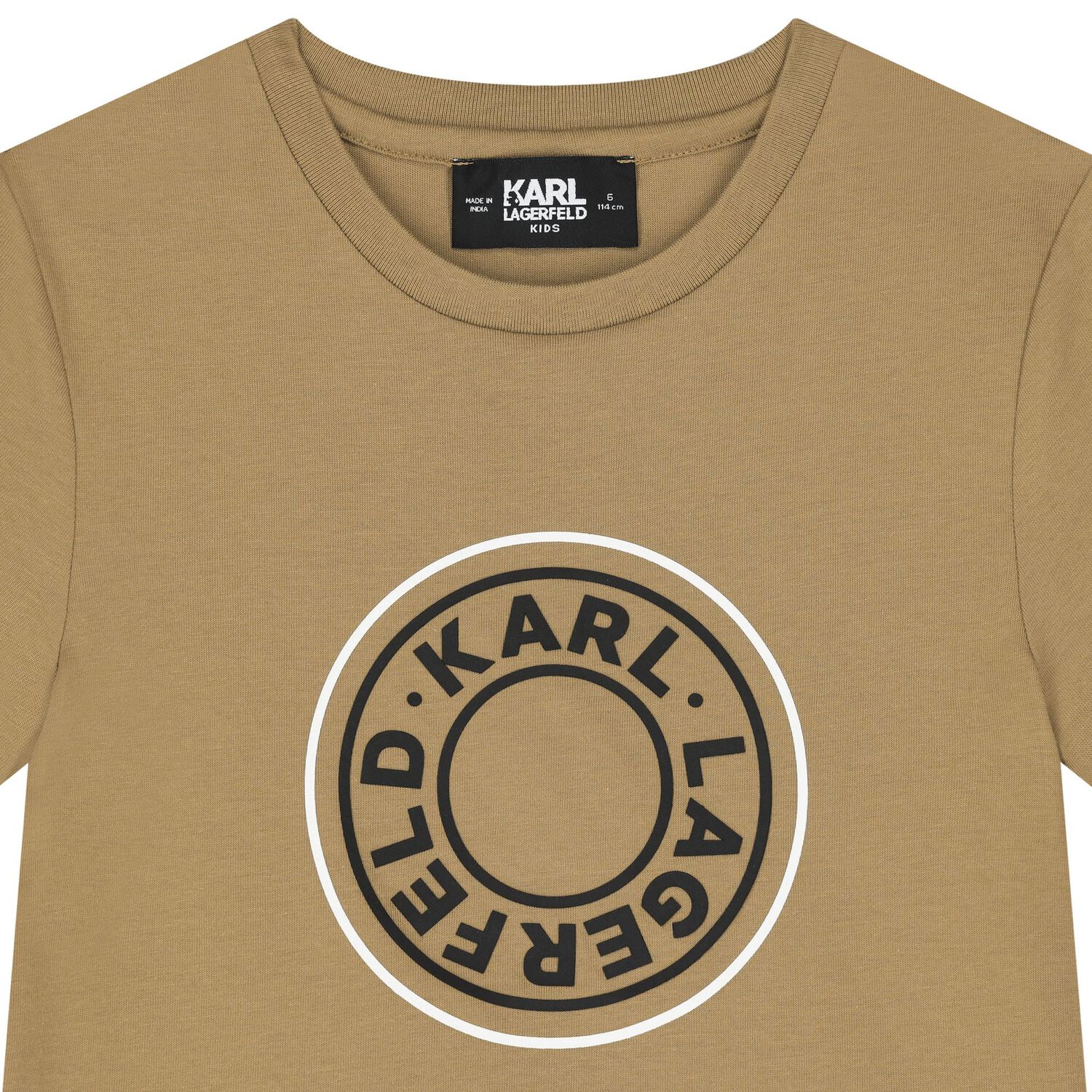 Boys Khaki Logo T-Shirt, 1, hi-res