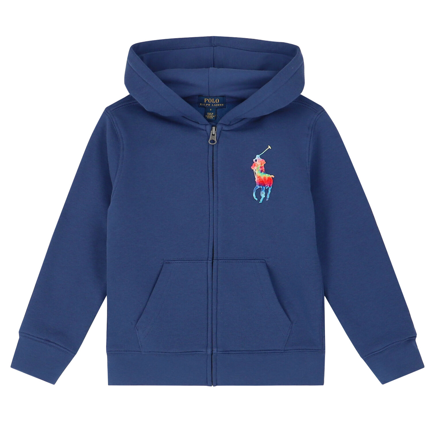 Boys Blue Logo Zip Up Top, 1, hi-res image number null