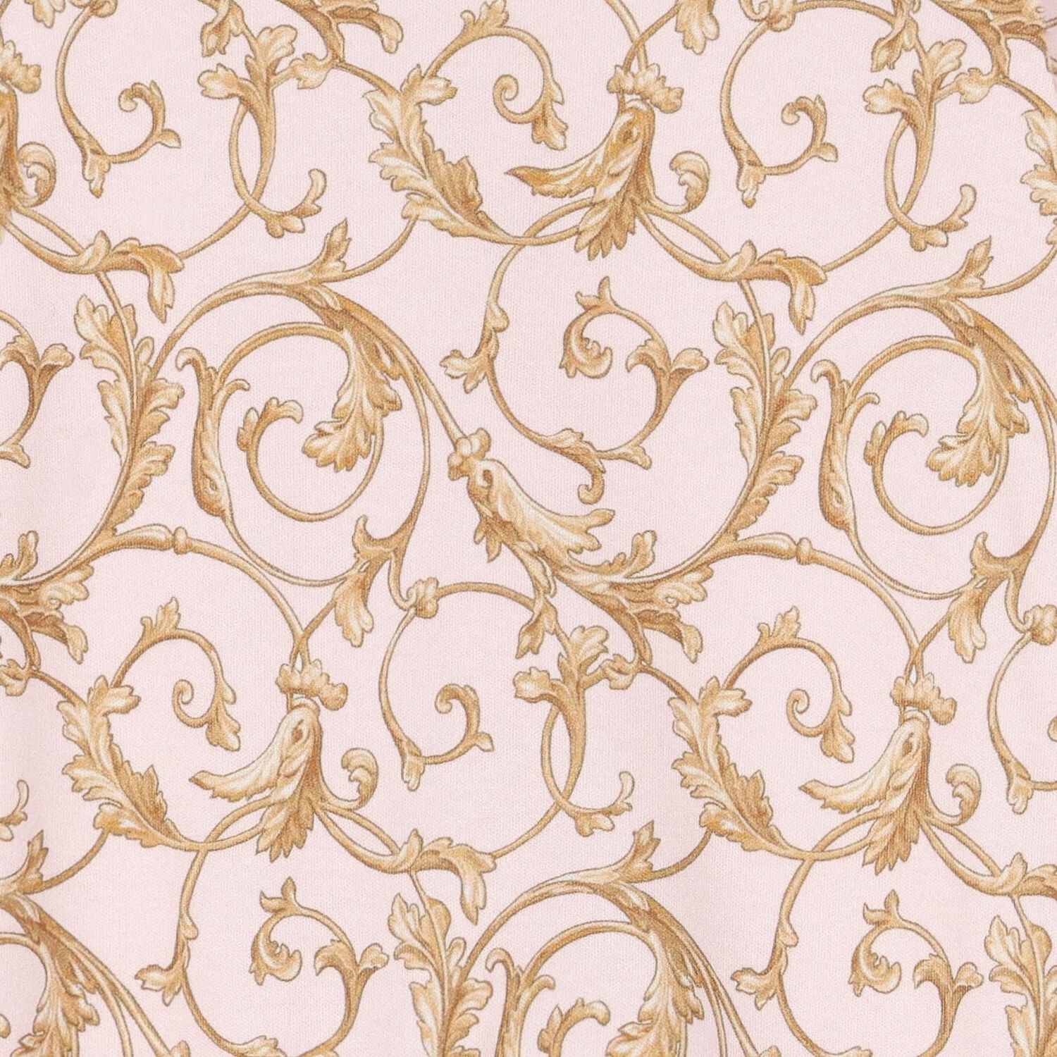 Baby Girls Pink & Gold Babygrow, 1, hi-res