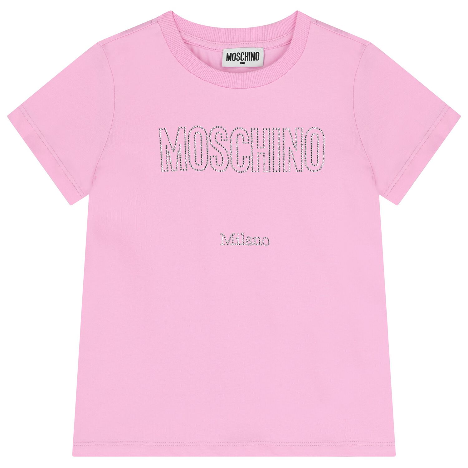  Girls Pink Logo T-Shirt, 4, hi-res
