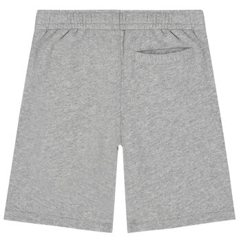 Boys Grey Logo Shorts