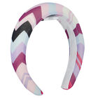 Girls Purple & Pink Zigzag Headband, 2, hi-res