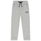 Boys Grey Logo Joggers, 1, hi-res