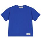 Blue Logo Oversized T- Shirt, 3, hi-res
