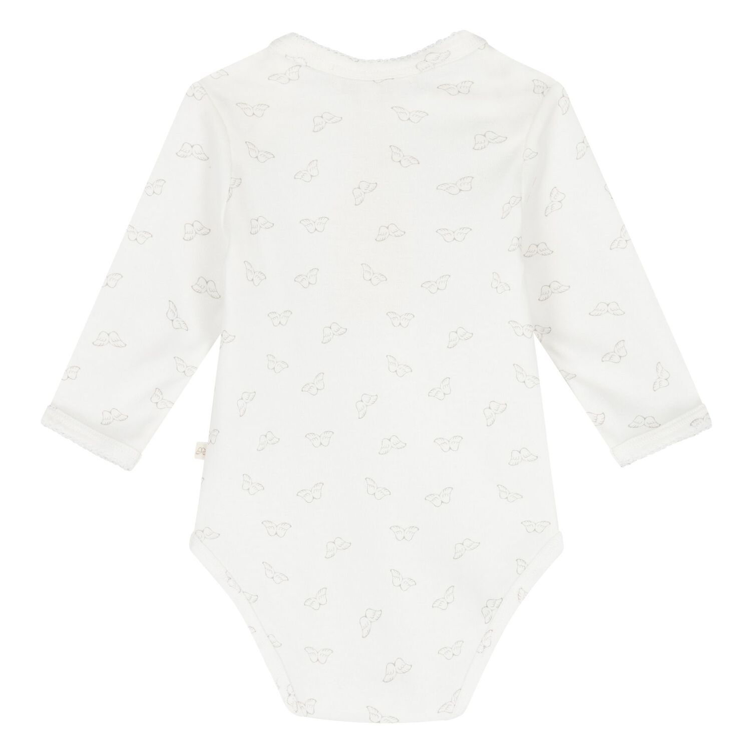 White Angel Wings Baby Romper Gift Set, 1, hi-res
