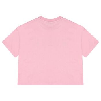 Girls Pink Logo T-Shirt