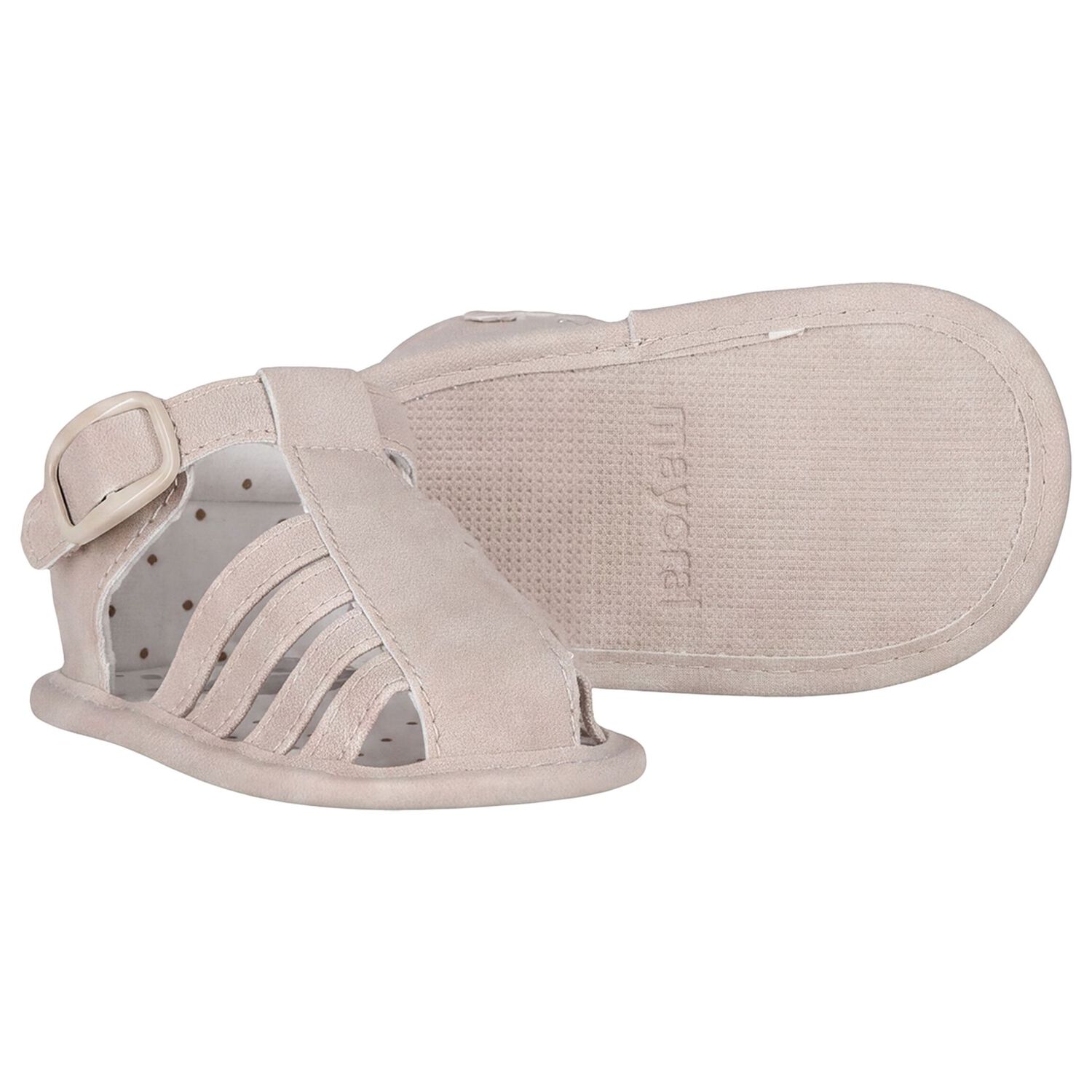 Baby Boys Beige Sandals , 2, hi-res