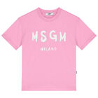 Pink & White Logo T-Shirt, 1, hi-res