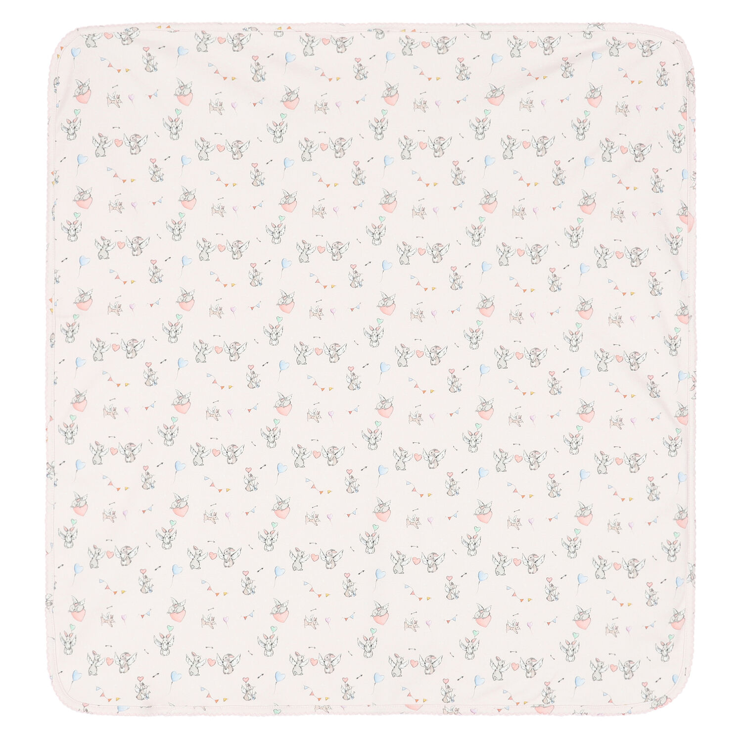 Baby Girls Pink Bunny Babygrow Set, 1, hi-res