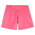 Girls Pink Heart Shorts, 1, hi-res
