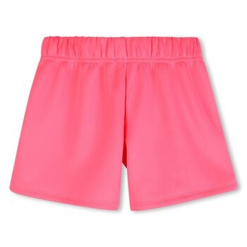 Girls Pink Heart Shorts