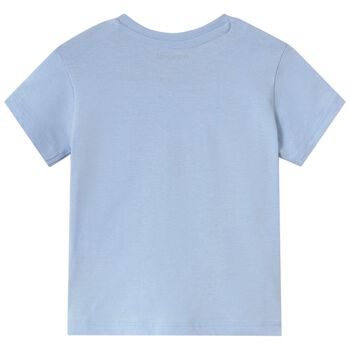 Younger Boys Blue Logo T-Shirt