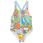 Girls Multi-Colored Swimsuit, 1, hi-res