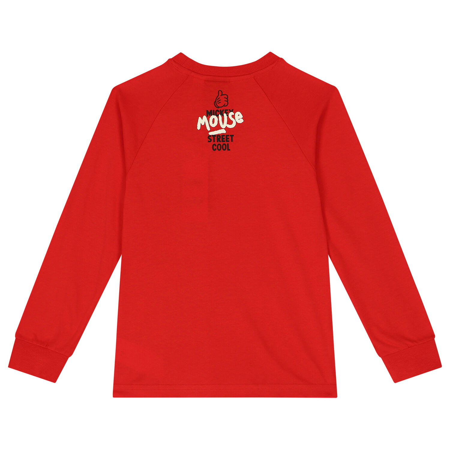 Red Mickey Mouse Long Sleeve Top, 1, hi-res