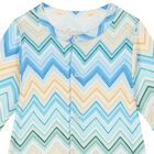 Blue & Yellow Zig Zag Babygrow Set, 1, hi-res