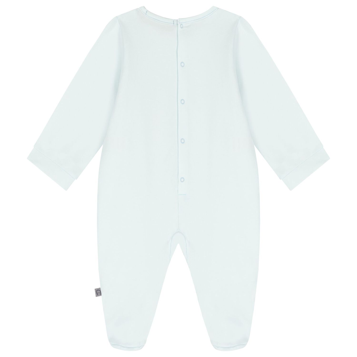 Baby Boys Blue Logo Babygrow, 2, hi-res