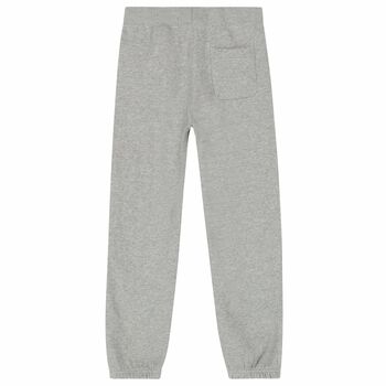 Boys Grey Logo Joggers 