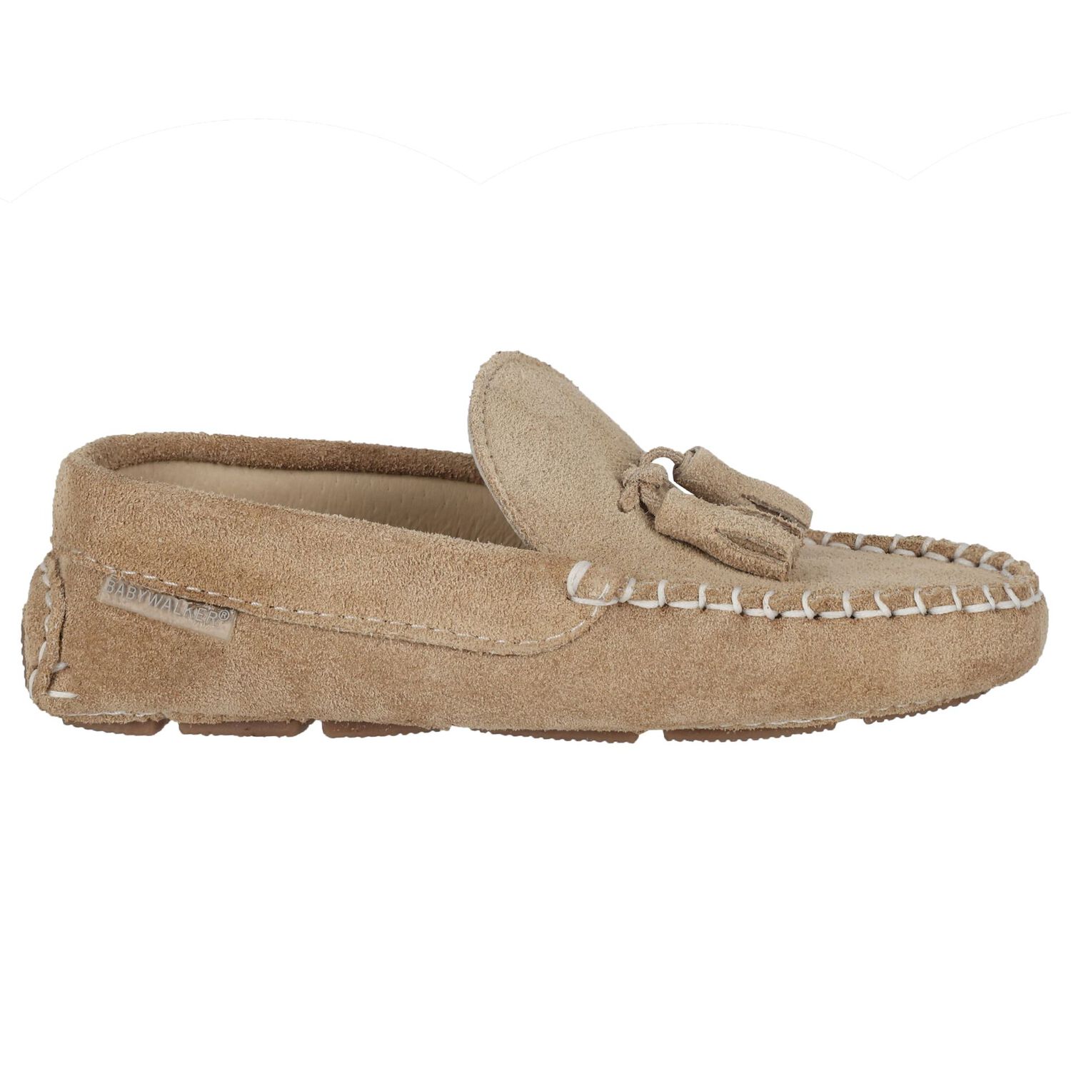 Boys Beige Suede Shoes, 2, hi-res