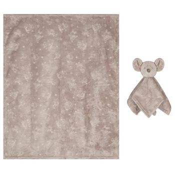 Beige Koala Baby Doudou Comforter & Blanket Set