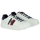 White Logo Trainers, 1, hi-res