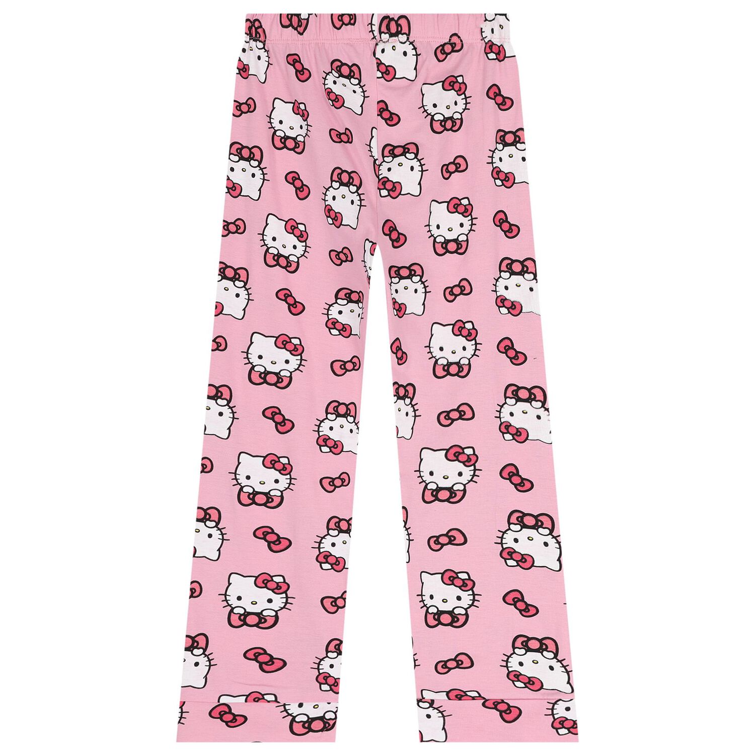 Girls Pink Hello Kitty Pyjamas, 1, hi-res