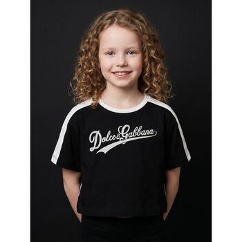 Girls Black Logo T-Shirt