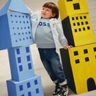 Younger Boys Blue Denim Jeans, 1, hi-res