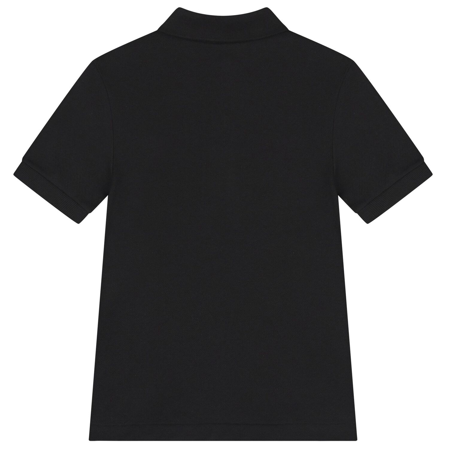 Boys Black Logo Polo Shirt, 2, hi-res