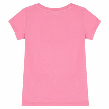 Girls Pink Logo T-Shirt