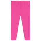 Younger Girls White & Pink Leggings Set, 1, hi-res