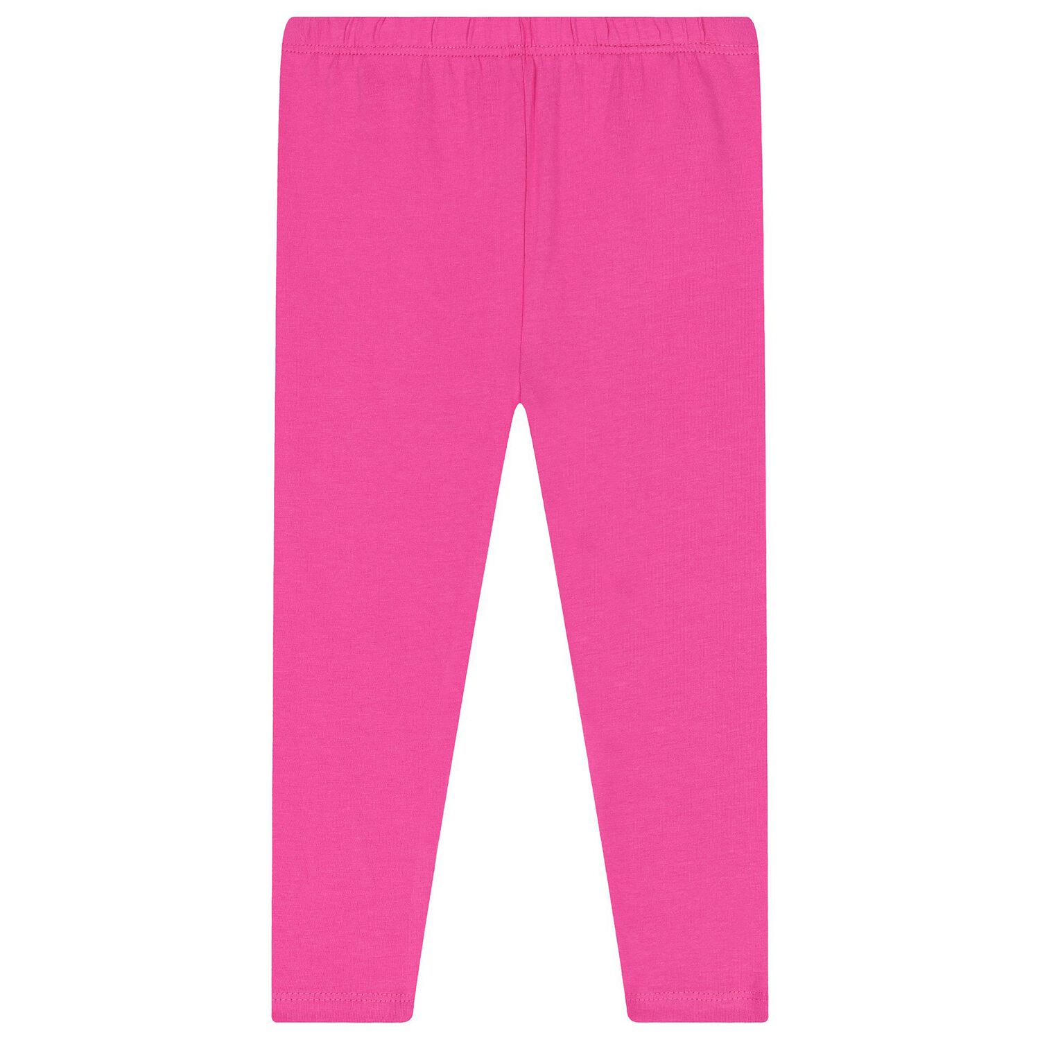 Younger Girls White & Pink Leggings Set, 1, hi-res