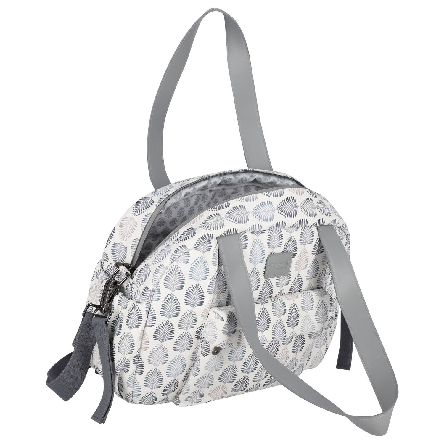 Ivory & Grey Baby Changing Bag, 1, hi-res